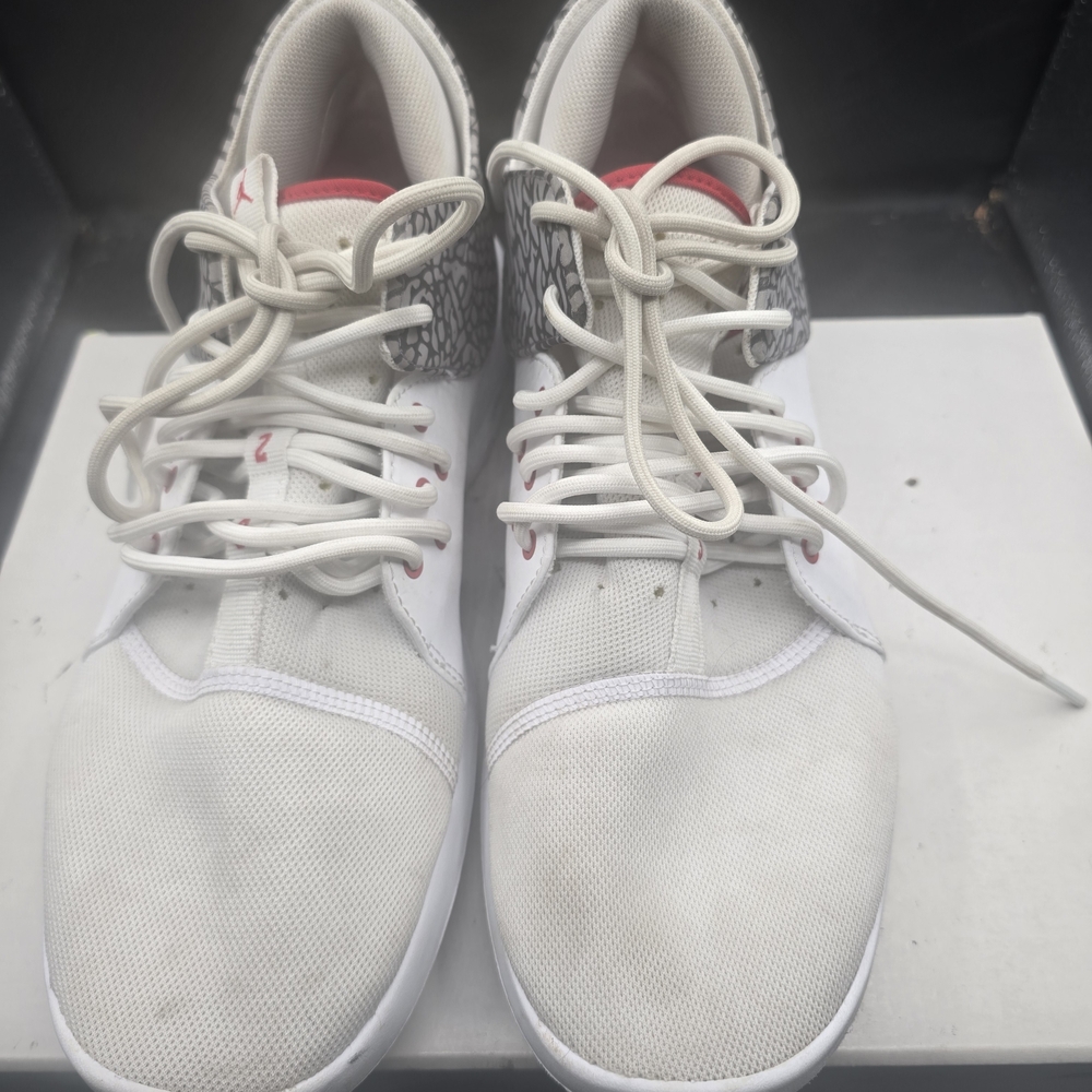 Nike White and Red Athletic Shoes